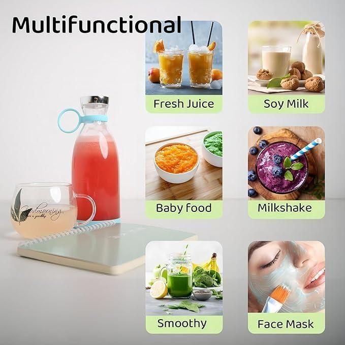 Travel portable mini juice blender