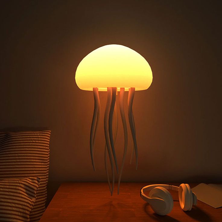 jellyfish lamp atmosphere bedroom night lamp