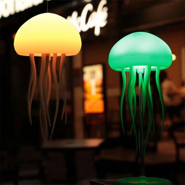 jellyfish lamp atmosphere bedroom night lamp