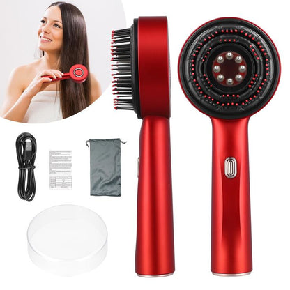 Electric Scalp Massaging Brush with Hair Oil Applicator