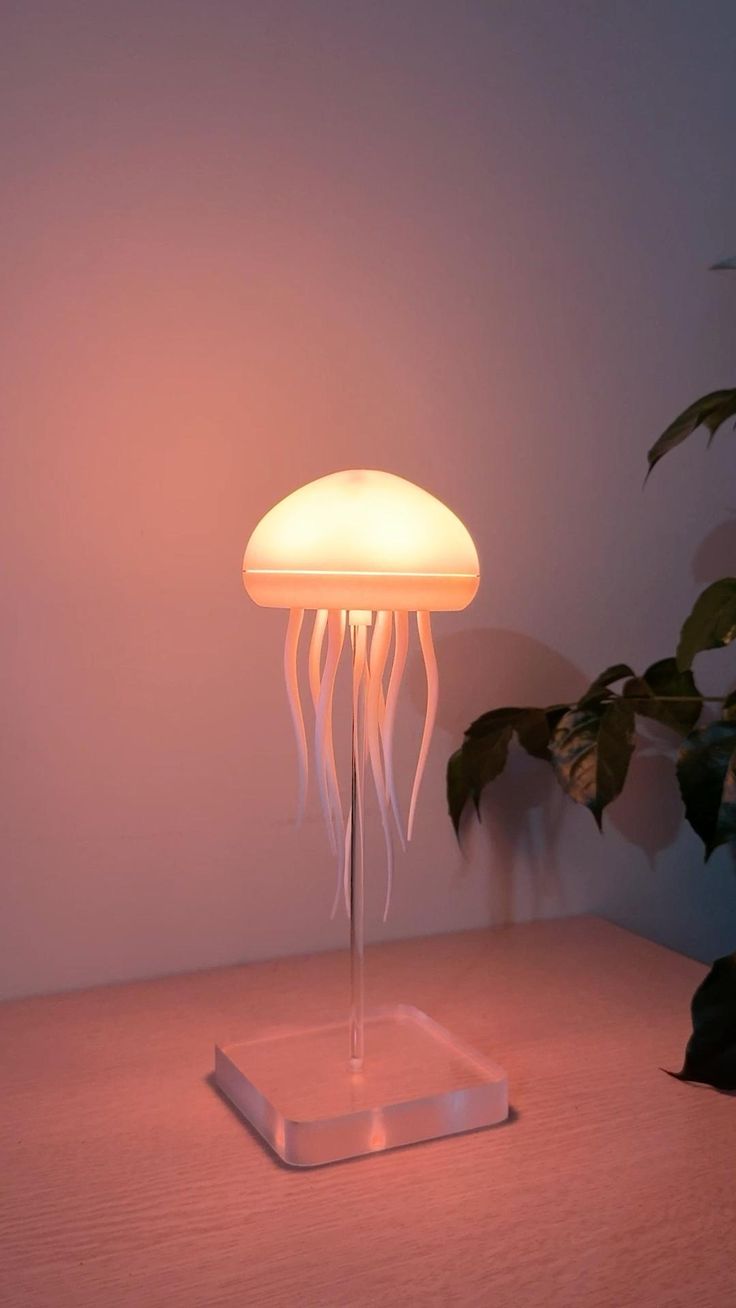 jellyfish lamp atmosphere  bedroom night lamp