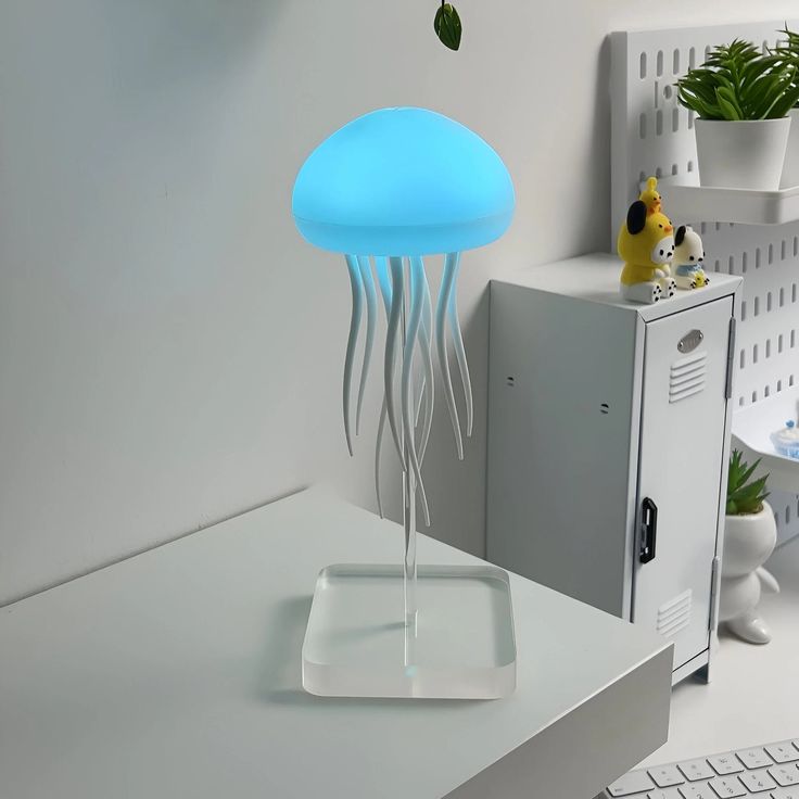 jellyfish lamp atmosphere  bedroom night lamp